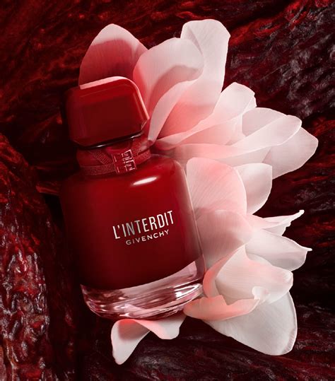 givenchy l'interdit rouge kaufen|Givenchy rouge interdit notes.